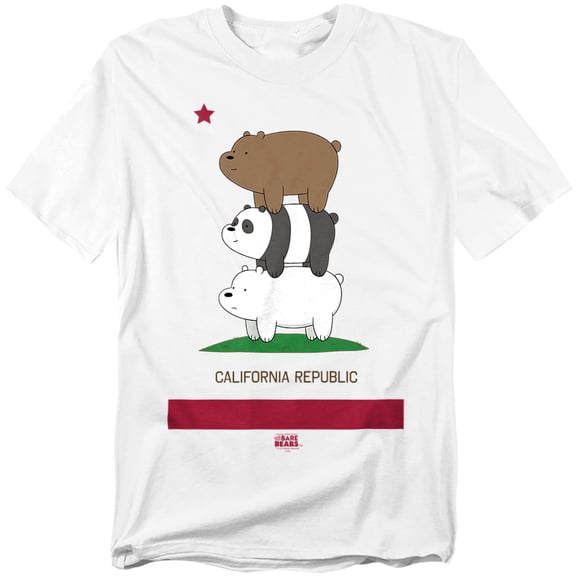 We Bare Bears T-Shirt Cali Stack Unisex Graphic Tee For Men & Women