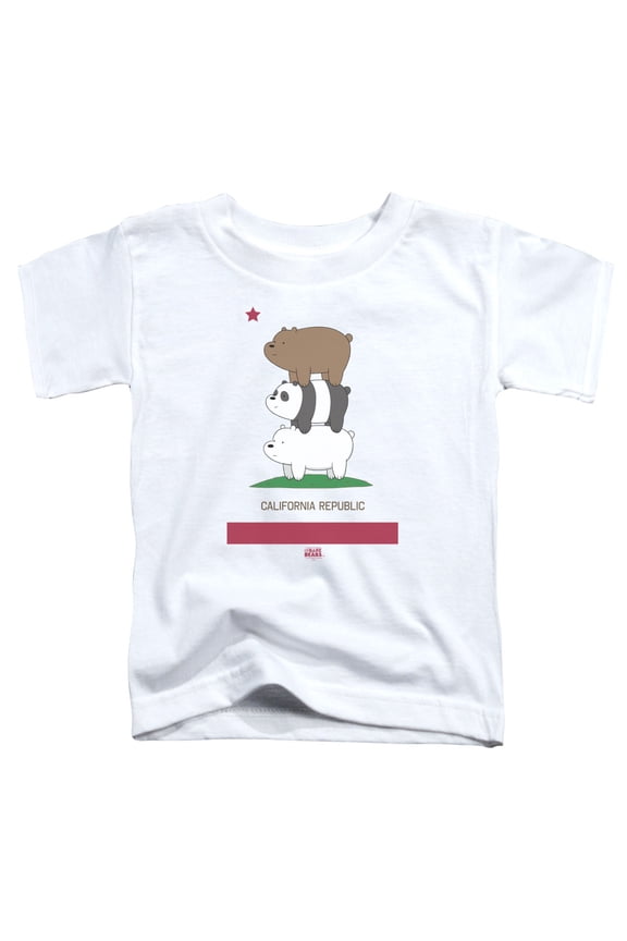 We Bare Bears - Cali Stack - Toddler Short Sleeve Shirt - 2T