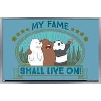 We Bare Bears - Fame Wall Poster, 14.725" x 22.375", Framed