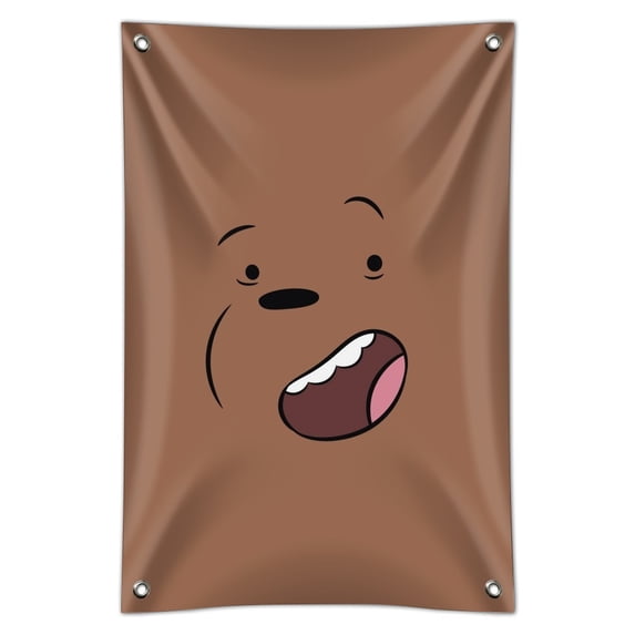 We Bare Bears Grizz Face Home Business Office Sign