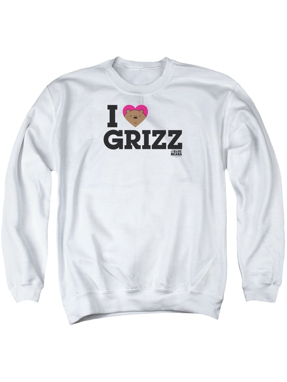 We Bare Bears - Heart Grizz - Crewneck Sweatshirt - Large