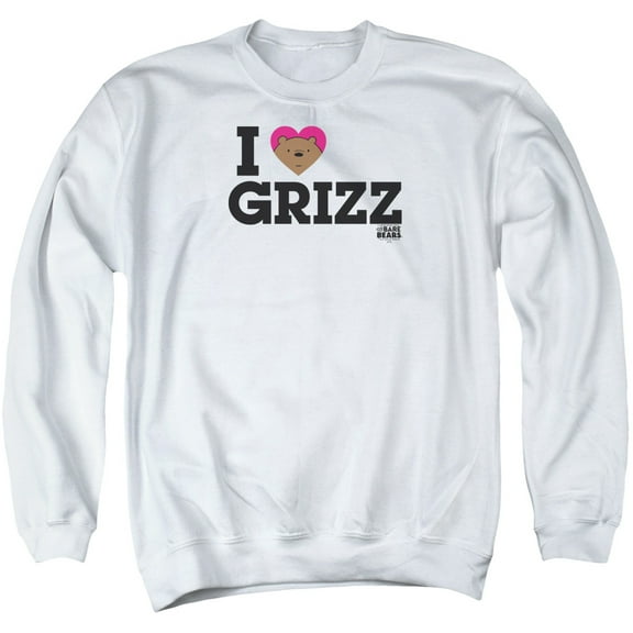 We Bare Bears - Heart Grizz - Crewneck Sweatshirt - Medium