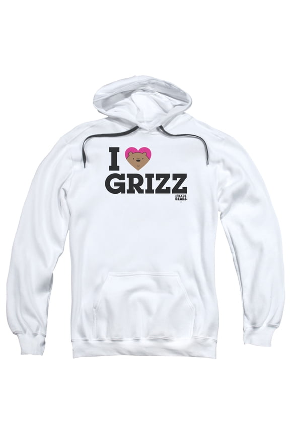 We Bare Bears - Heart Grizz - Pull-Over Hoodie - X-Large