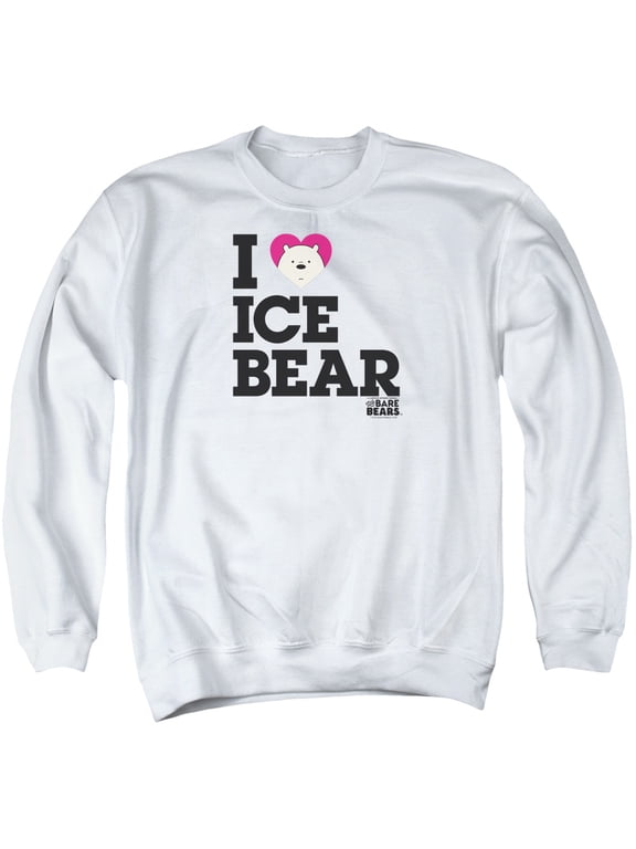 We Bare Bears - Heart Ice Bear - Crewneck Sweatshirt - X-Large