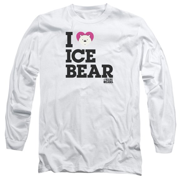 We Bare Bears - Heart Ice Bear - Long Sleeve Shirt - Medium