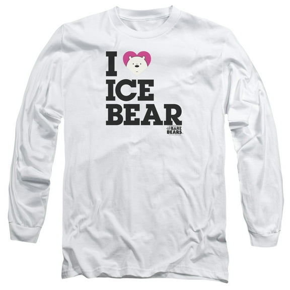 We Bare Bears - Heart Ice Bear - Long Sleeve Shirt - XX-Large