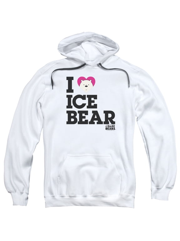 We Bare Bears - Heart Ice Bear - Pull-Over Hoodie - Large
