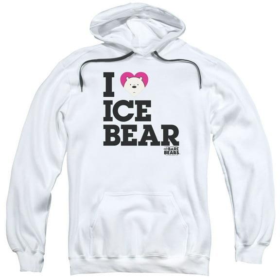 We Bare Bears - Heart Ice Bear - Pull-Over Hoodie - X-Large