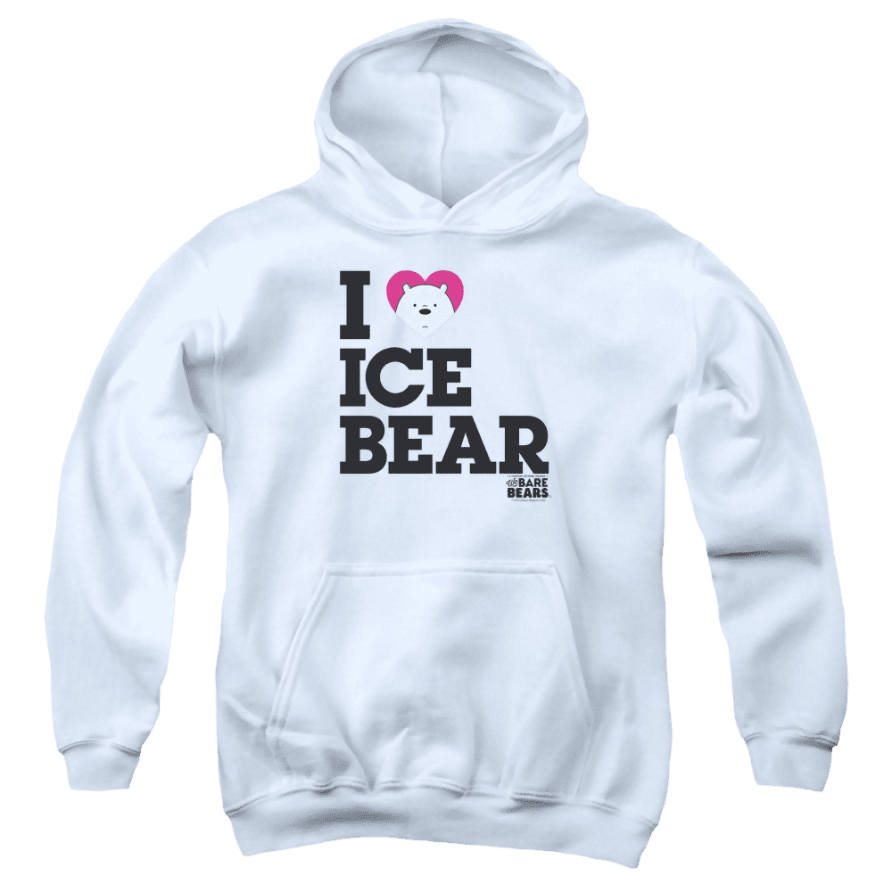 We Bare Bears Heart Ice Bear Youth Hoodie Walmart