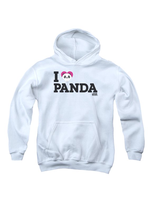 We Bare Bears - Heart Panda - Youth Hooded Sweatshirt - X-Large
