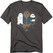 We Bare Bears T-Shirt Jacket Unisex Graphic Tee For Men & Women