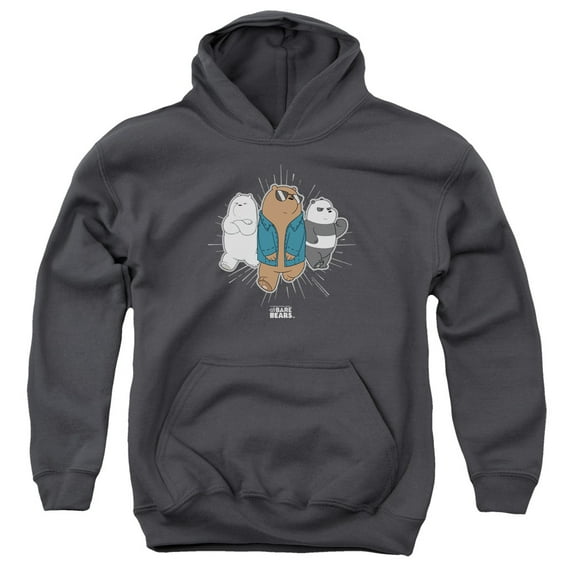 We Bare Bears - Jacket - Youth Hooded Sweatshirt - Large