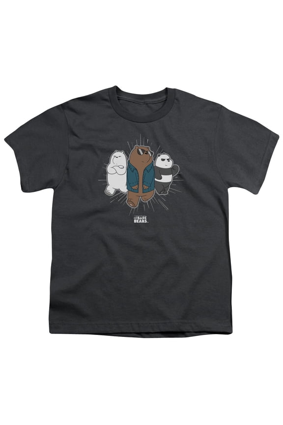 We Bare Bears - Jacket - Youth Short Sleeve Shirt - Small