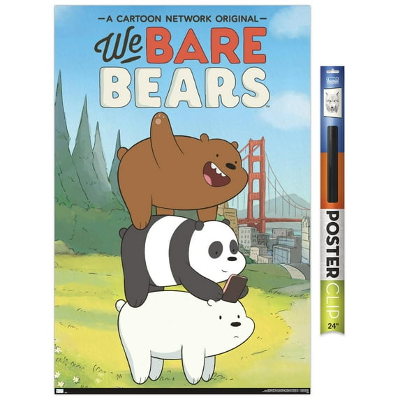 We Bare Bears - Key Art Wall Poster, 22.375" x 34"
