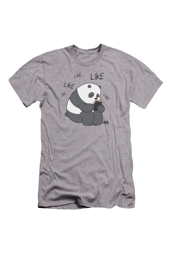 We Bare Bears - Like Like Like - Premium Slim Fit Short Sleeve Shirt - Small