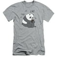 thumbnail image 1 of We Bare Bears Like Like Like S/S Adult 30/1 T-Shirt Athletic Heather, 1 of 1
