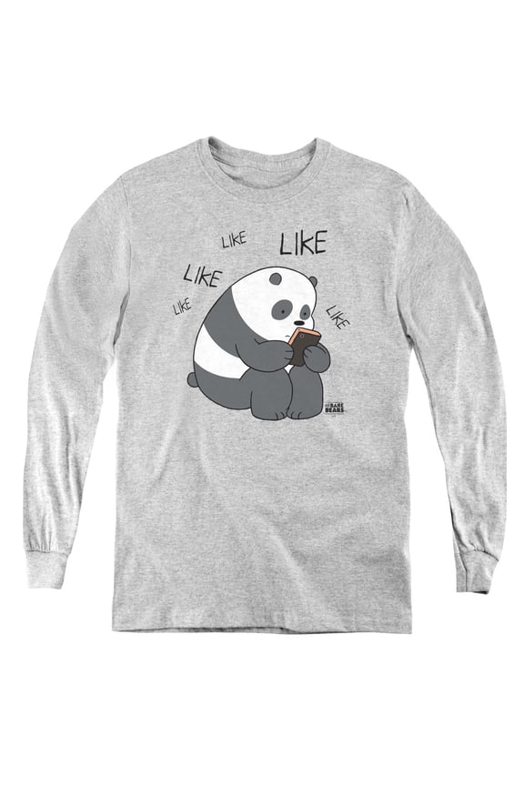 We Bare Bears - Like Like Like - Youth Long Sleeve Shirt - Small