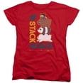 thumbnail image 1 of We Bare Bears Stack Goals S/S Women'S T-Shirt Red, 1 of 1