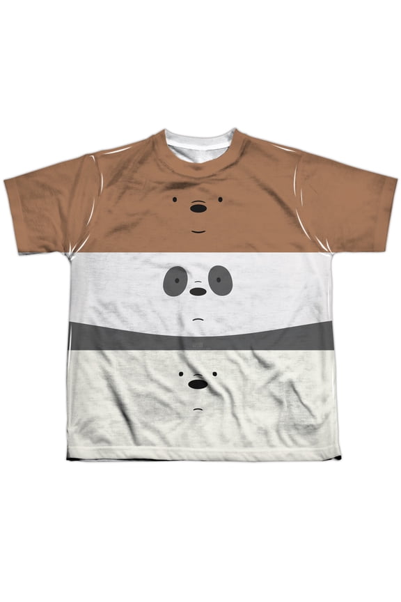 We Bare Bears - Stack - Youth Short Sleeve Shirt - Large