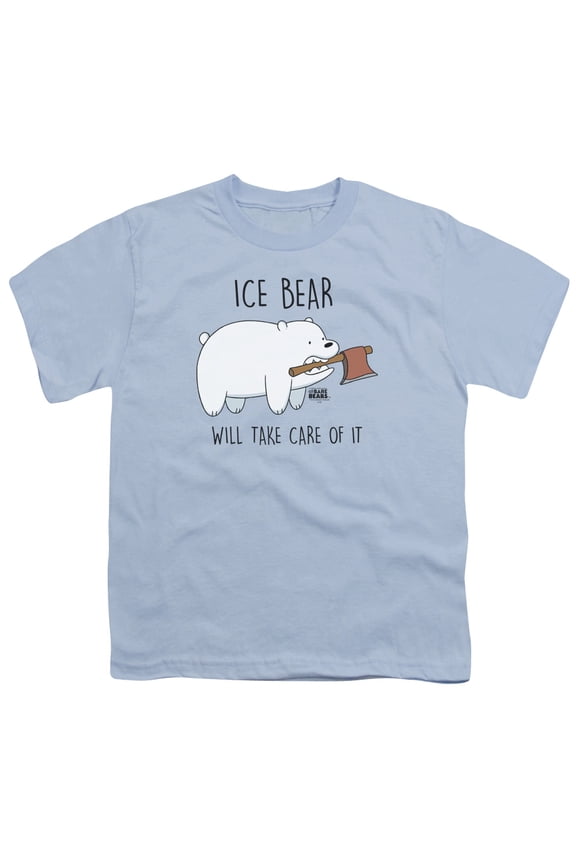 We Bare Bears - Take Care Of It - Youth Short Sleeve Shirt - Small
