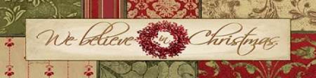We Believe Canvas Art - Jo Moulton (8 x 24)