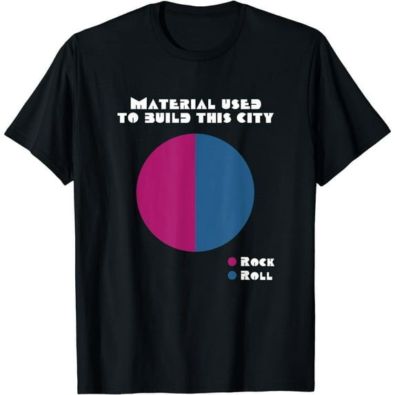 We Built This City 80's Classic Rock And Roll Music Lyrics T-Shirt