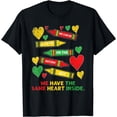 thumbnail image 1 of We Can Be Different On The Outside Black History Month BLM T-Shirt, 1 of 3