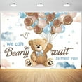 thumbnail image 1 of We Can Bearly Wait Backdrop Bear Baby Shower Photography Background for Boys Cute Balloons Baby Shower Party Decorations Supplies Photo Booth Props, 1 of 5