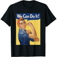 thumbnail image 1 of We Can Do It Rosie The Riveter, Feminist | WWII Rosey Rosy T-Shirt, 1 of 3