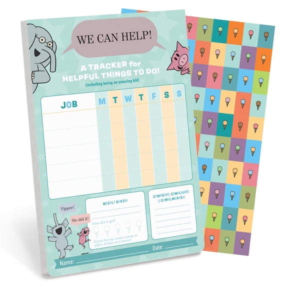 We Can Help!: An Elephant & Piggie Can-Do Chart, (Hardcover)