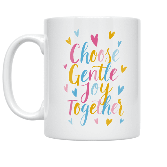 We Choose Joy Together - Family Coffee Enthusiast - 11 oz Ceramic Coffee Mug