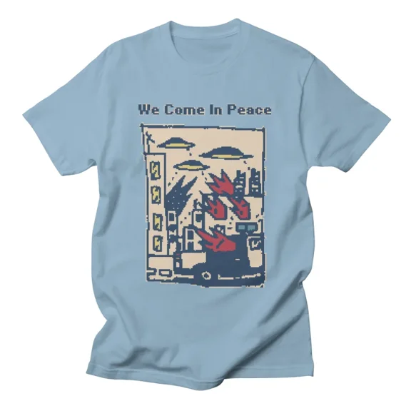 We Come In Peace - 8bit Pixel Art pxlboys