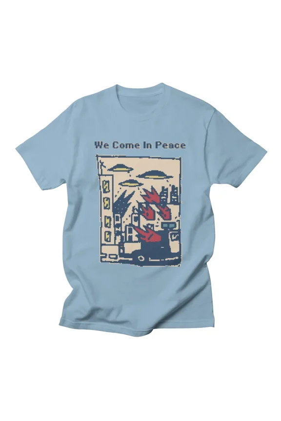 We Come In Peace - 8bit Pixel Art pxlboys