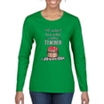thumbnail image 1 of We Couldn't Have Picked a Better Teacher Apple Basket Pop Culture Womens Graphic Long Sleeve T-Shirt, Kelly, Small, 1 of 3
