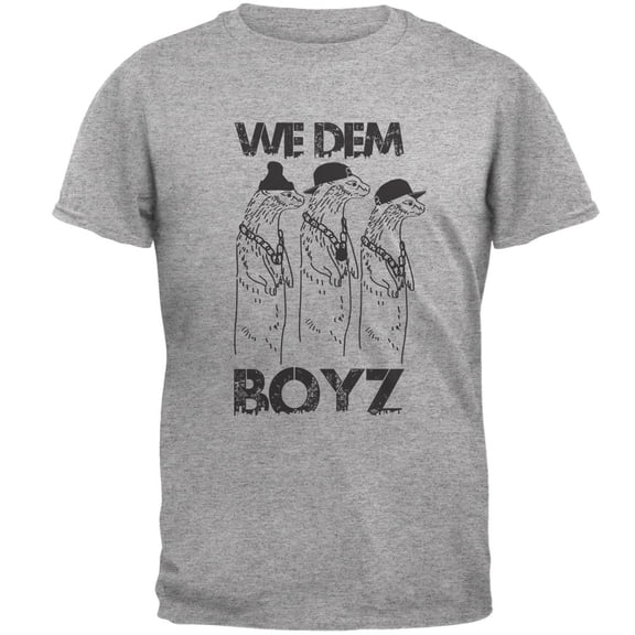 We Dem Boyz Heather Grey Adult T-Shirt - 2X-Large