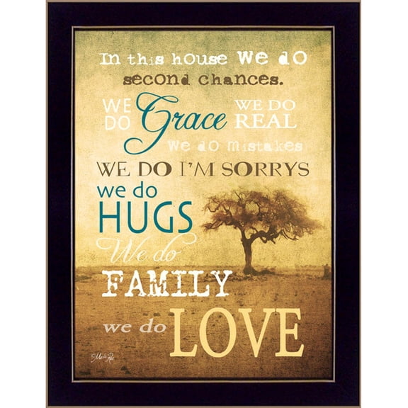 TrendyDecor4U We Do By Marla Rae Printed Wall Art MA134B-712