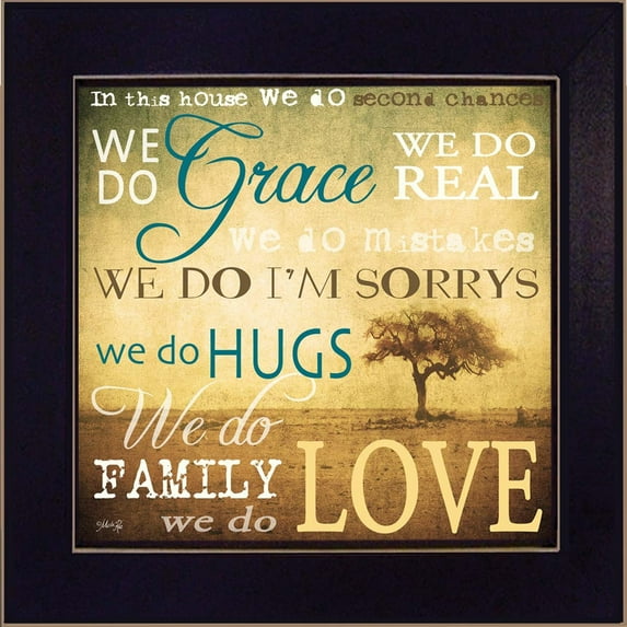 TrendyDecor4U We Do By Marla Rae Printed Wall Art MA134-712