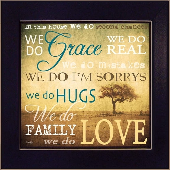 TrendyDecor4U We Do By Marla Rae Printed Wall Art MA134-712