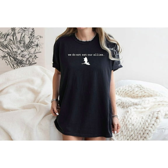 We Do Not Eat Our Allies Tee, Die Or Fly T-Shirt, Fourth Wing Shirt, Riders Quadrant Tee, Gift for fan