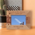 thumbnail image 1 of We Do The Impossible Every Day Personalized Wooden Frame-5" x 3 1/2" Brown Horizontal, 1 of 1
