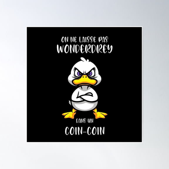 We Don'T Leave Wonderdrey In A Corner Corner Poster Wall Art, Modern Wall Decor, 30x30 UNFRAMED