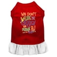 thumbnail image 1 of Pet Dog and Cat Dress Screen Printed, "We Don't Hide The Crazy, We Parade It", 1 of 11