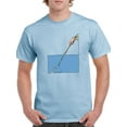thumbnail image 1 of We Draw The Line. T-Shirt Men -Wilfred Hildonen Designs, Male Small, 1 of 4