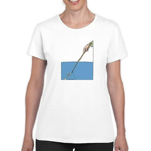 We Draw The Line. T-Shirt Women -Wilfred Hildonen Designs, Female Small