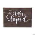 thumbnail image 1 of We Eloped Sign, Wedding Suppplies, Home Decor, 1 Piece, 1 of 1