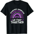 thumbnail image 1 of We Fight Together | Alzheimers Awareness Shirt | Alzheimers T-Shirt mens t shirt，black，women，funny，misfits，men，journey, 1 of 4