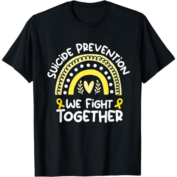 We Fight Together Awareness Shirt for Suicide Prevention T-Shirt