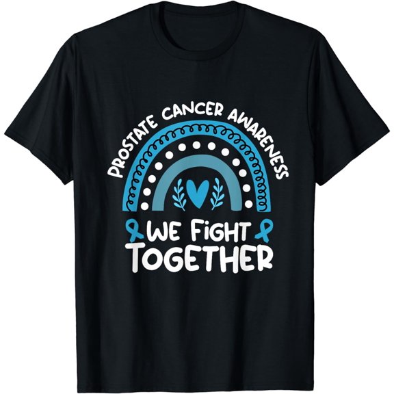 We Fight Together Prostate cancer Awareness Prostate cancer T-Shirt mens t shirt,black,women,funny,misfits,men,journey