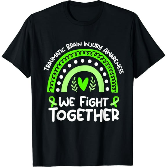 We Fight Together | Traumatic Brain Injury Awareness T-Shirt