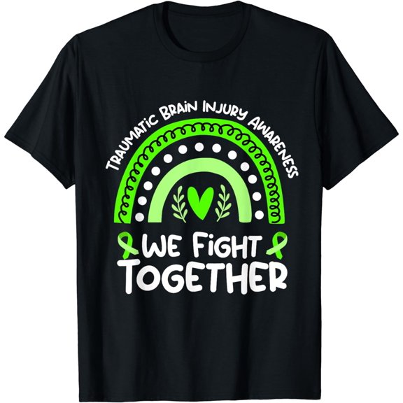 We Fight Together | Traumatic Brain Injury Awareness T-Shirt